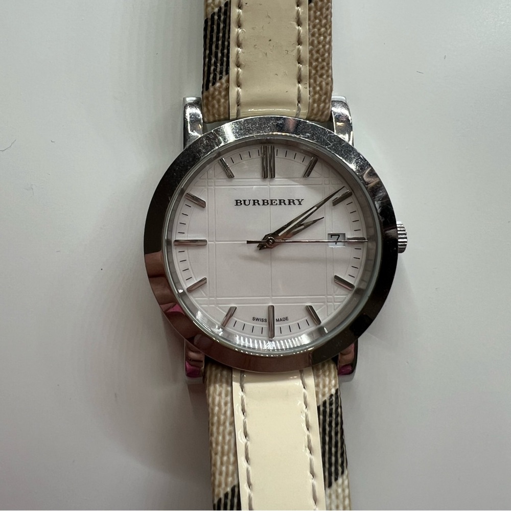 Burberry authentic plaid watch